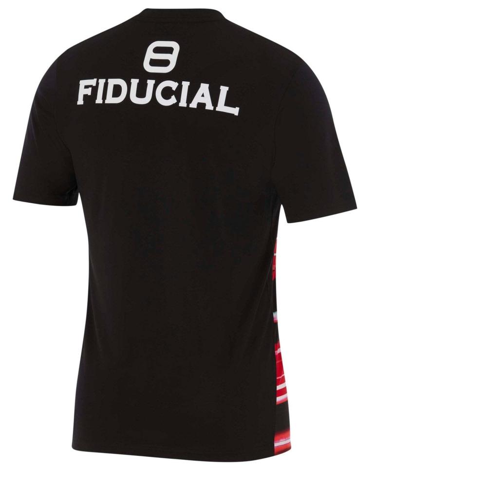 25/26 Stade Toulouse Rugby Black with Red Lightning Stripes Jersey