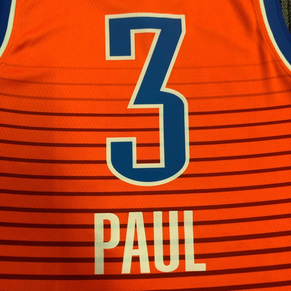 2021-22 Oklahoma City Thunder Orange Chris Paul #3 Men’s Jersey