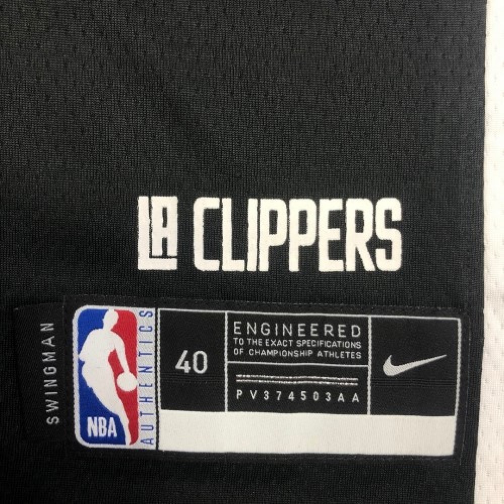 Men’s LA Clippers Paul George #13 Nike Black 2020/21 Swingman Player Jersey – City Edition