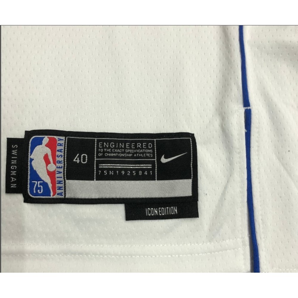 Men’s Dallas Mavericks Luka Doncic #77 Nike White 2021/22 Swingman NBA Jersey – Icon Edition