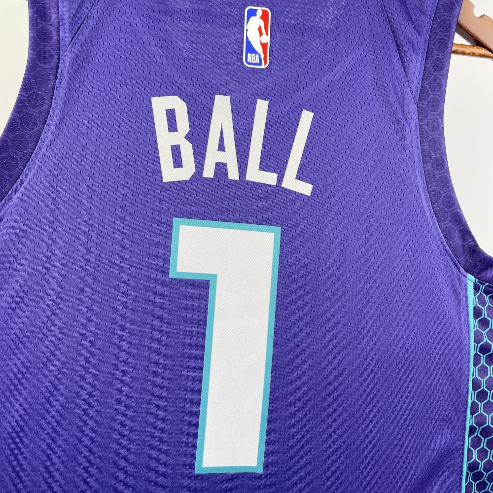 2023-24 Charlotte Hornets LaMelo Ball #1 Men’s Jersey