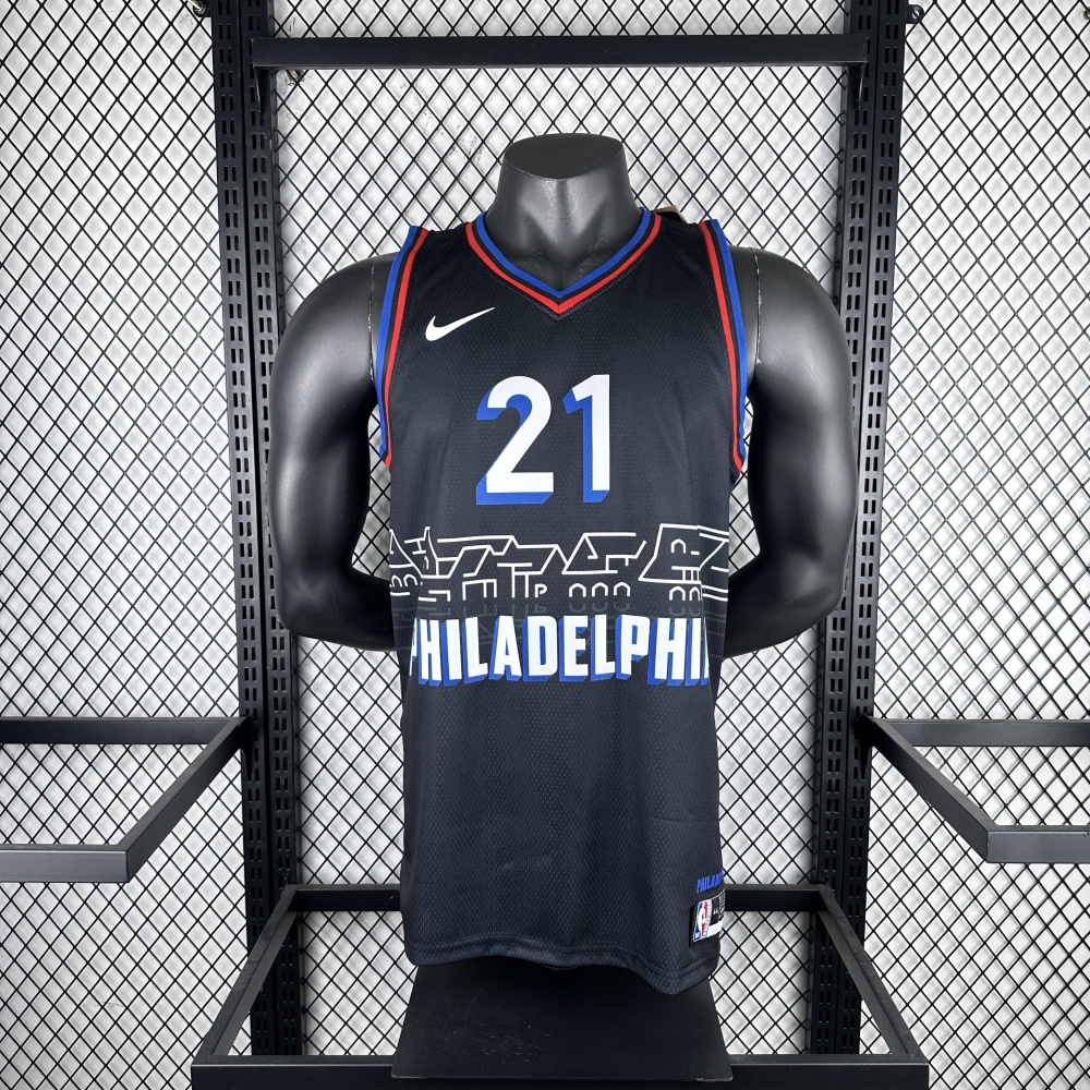 2021/22 Philadelphia 76ers City Edition Joel Embiid #21 Men’s Jersey