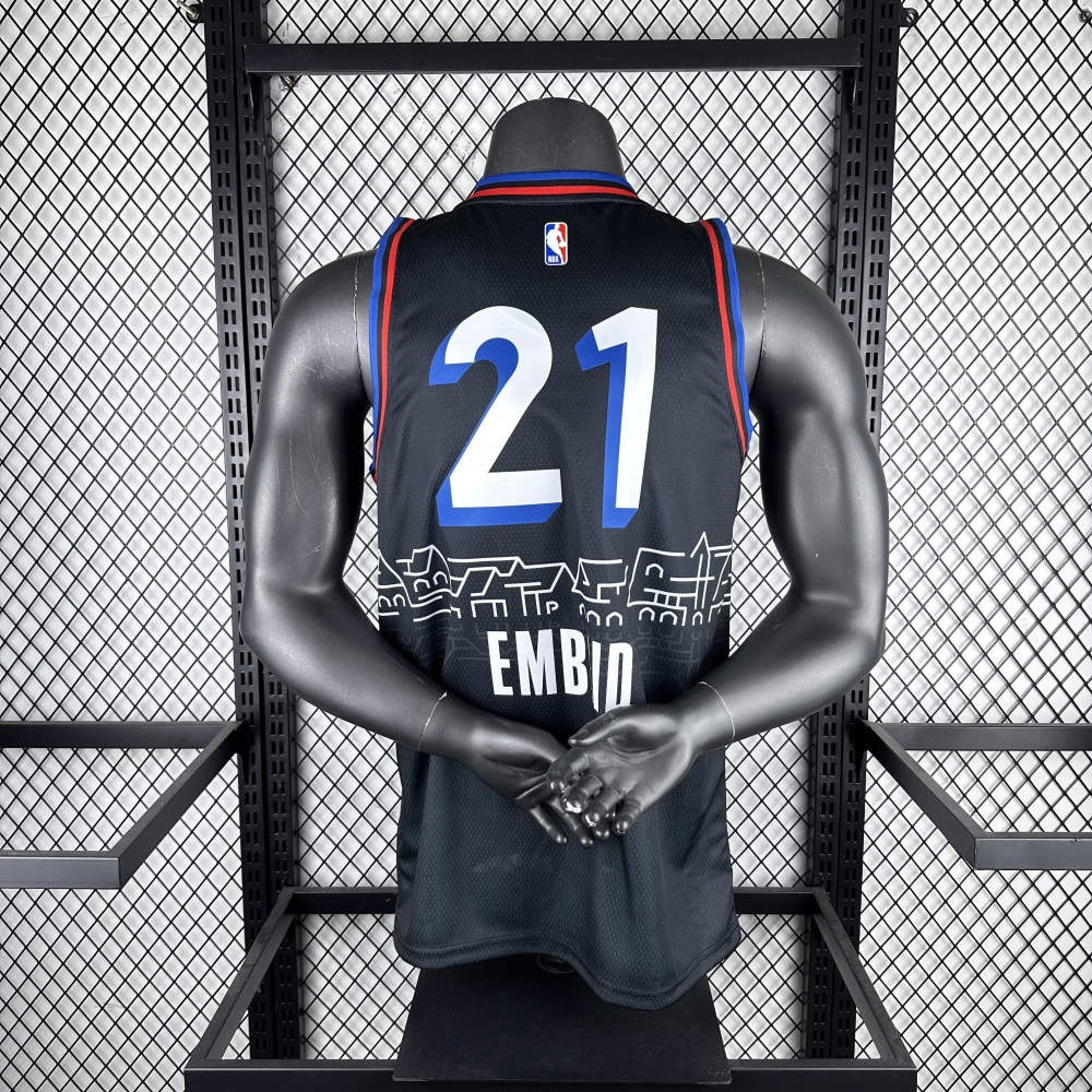 2021/22 Philadelphia 76ers City Edition Joel Embiid #21 Men’s Jersey