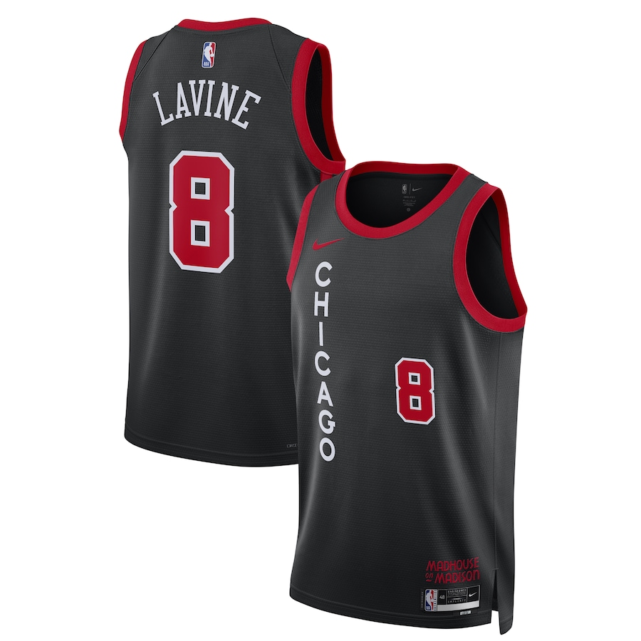 2024/25 Chicago Bulls City Edition Zach LaVine #8 Men’s Jersey