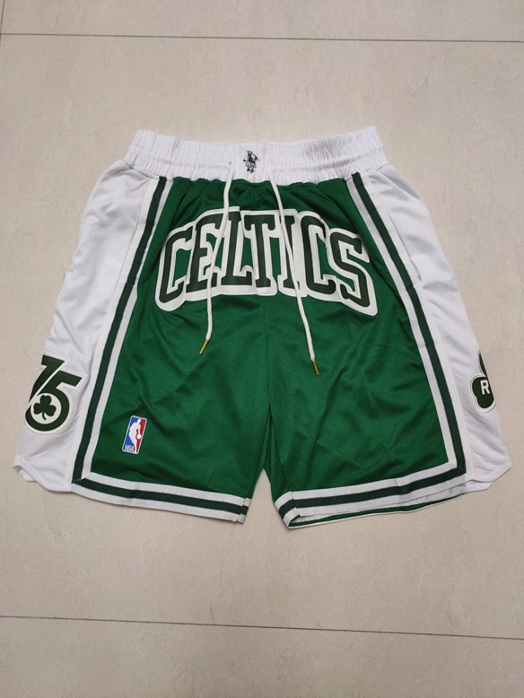 Boston Celtics City Edition Pocket Green Basketball Shorts