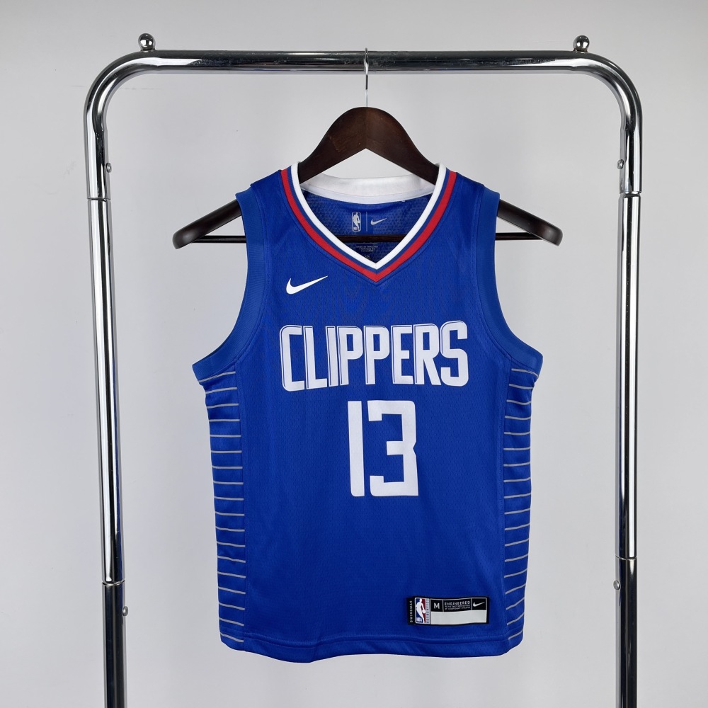 LA Clippers Paul George #13 Youth Blue Jersey