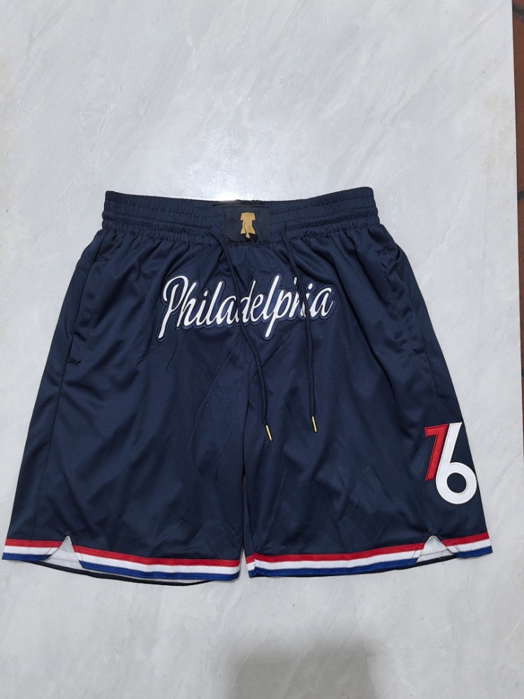 Philadelphia 76ers 2026 City Edition Pocket Navy Basketball Shorts