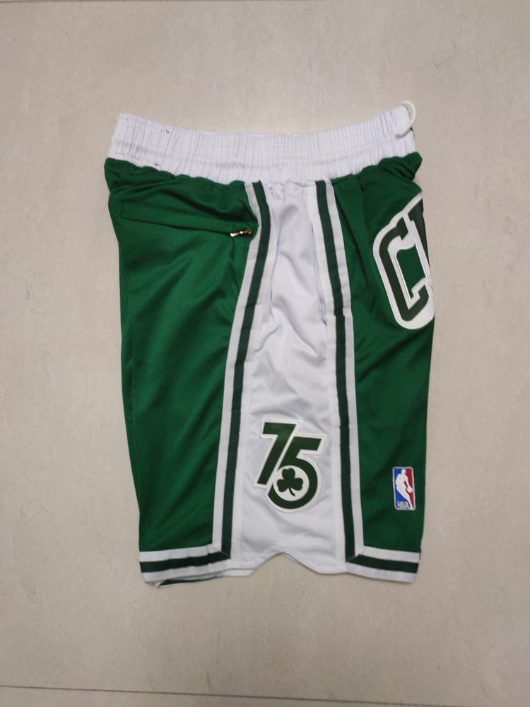 Boston Celtics City Edition Pocket Green Basketball Shorts