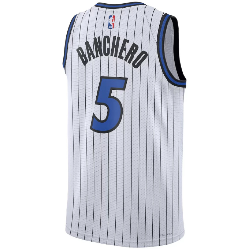 Unisex Orlando Magic Paolo Banchero #5 White Swingman Jersey – Association Edition