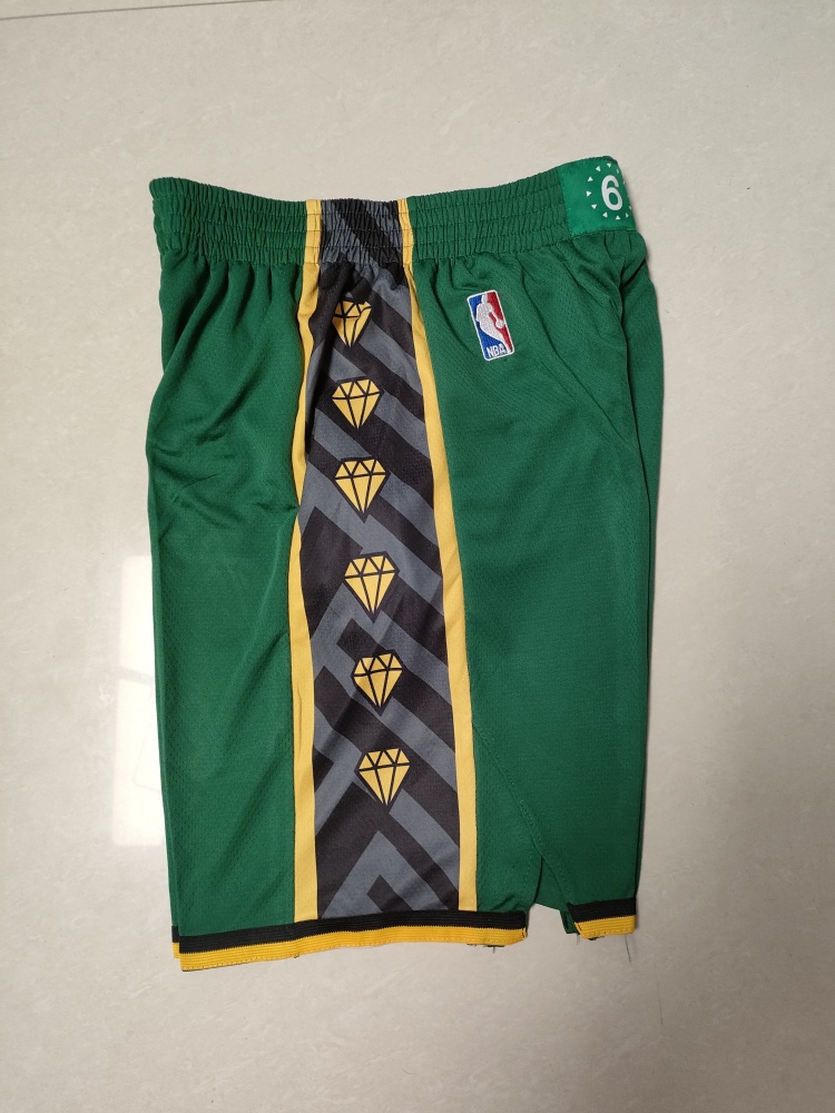Boston Celtics 2023 City Edition Green Basketball Shorts