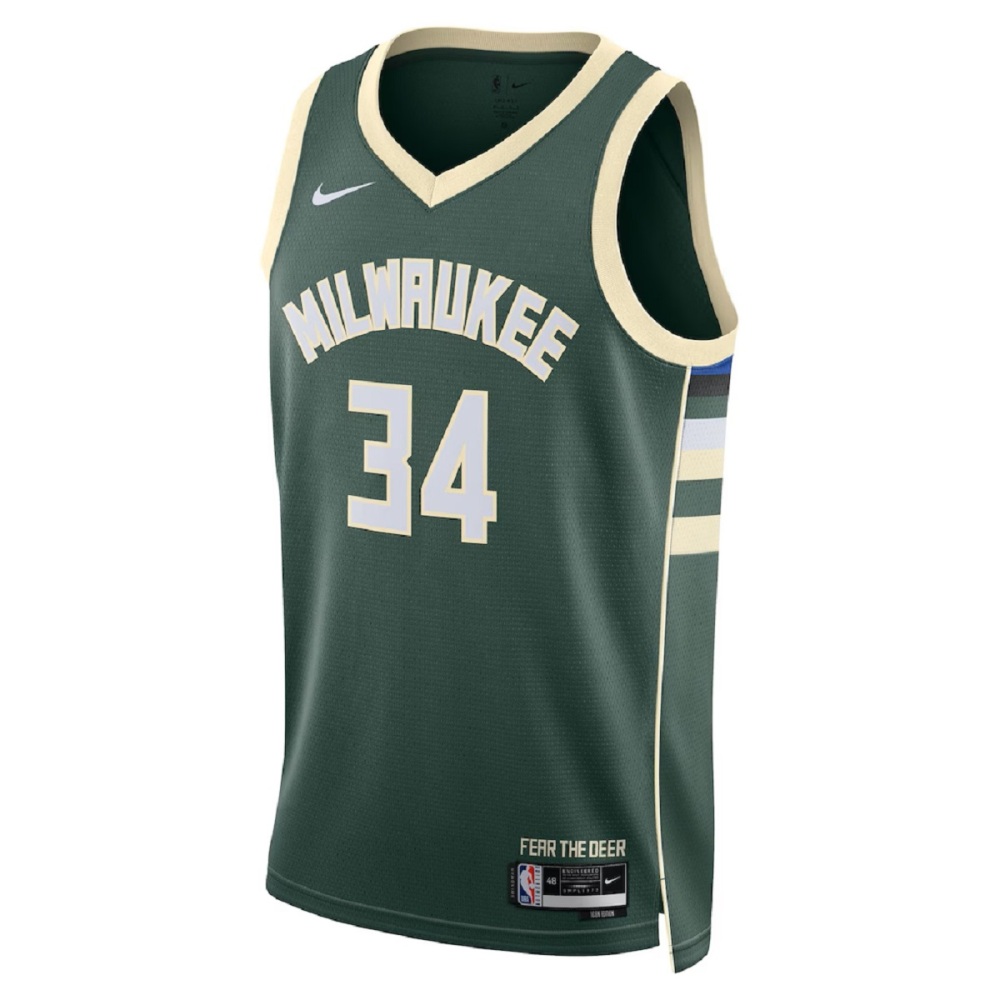 Unisex Milwaukee Bucks Giannis Antetokounmpo #34 Hunter Green Swingman Jersey – Icon Edition