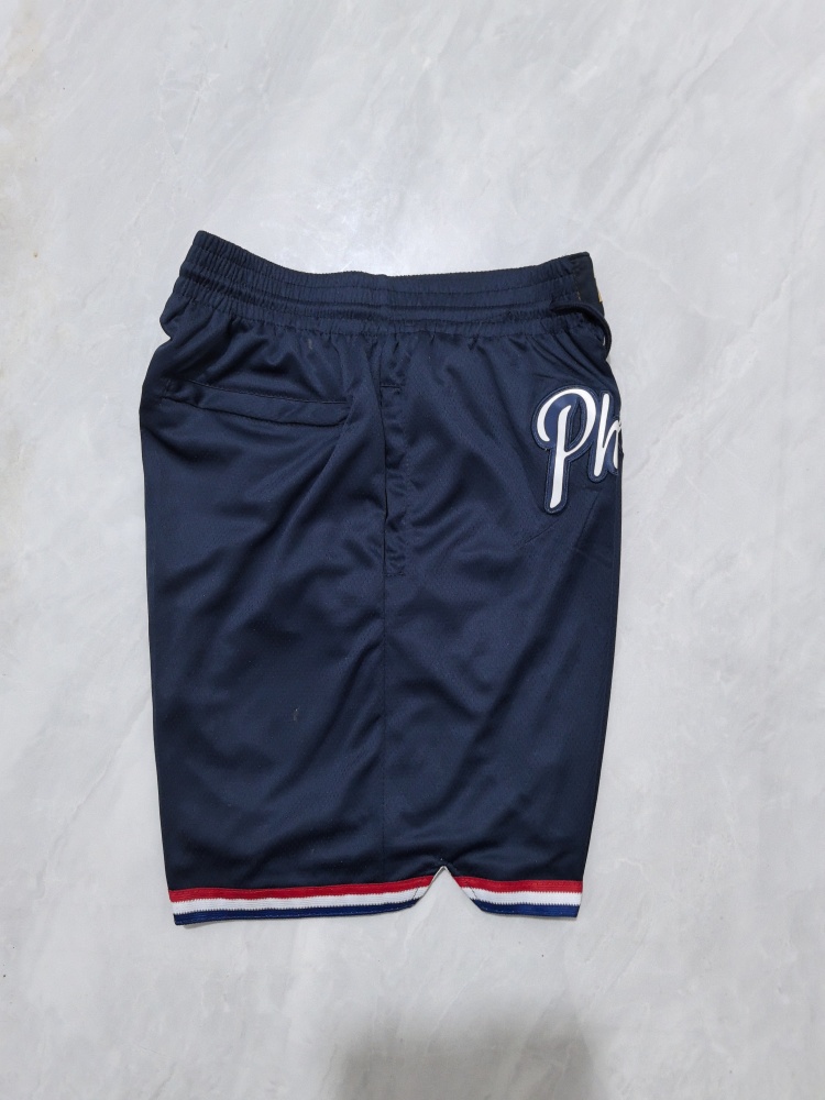Philadelphia 76ers 2026 City Edition Pocket Navy Basketball Shorts