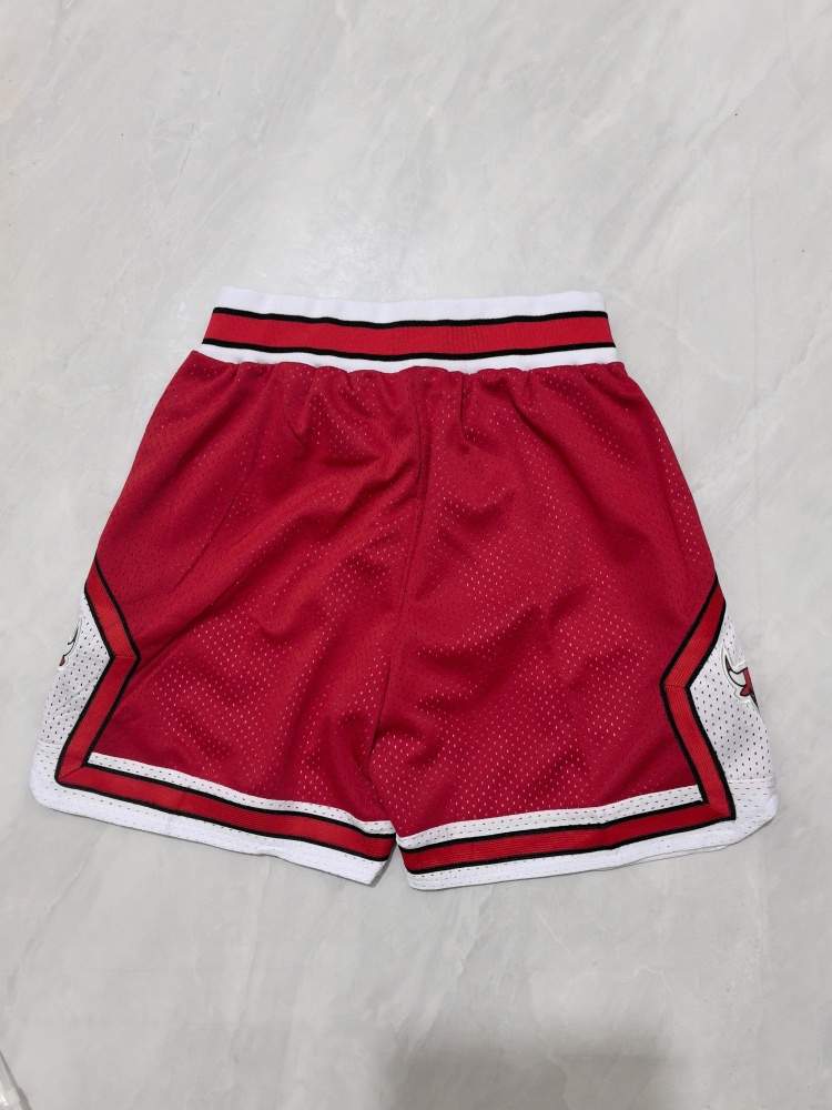 Chicago Bulls Red Youth Basketball Shorts