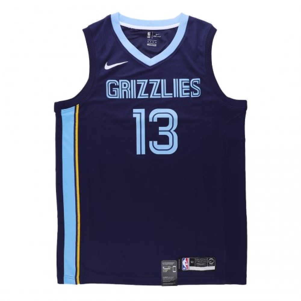 Men’s Memphis Grizzlies Jaren Jackson #13 Nike Navy Swingman Team Jersey