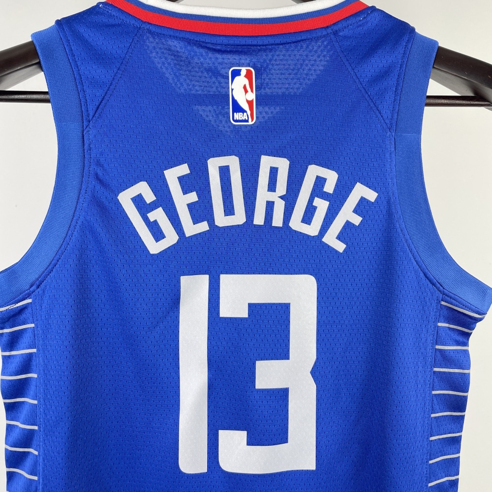 LA Clippers Paul George #13 Youth Blue Jersey