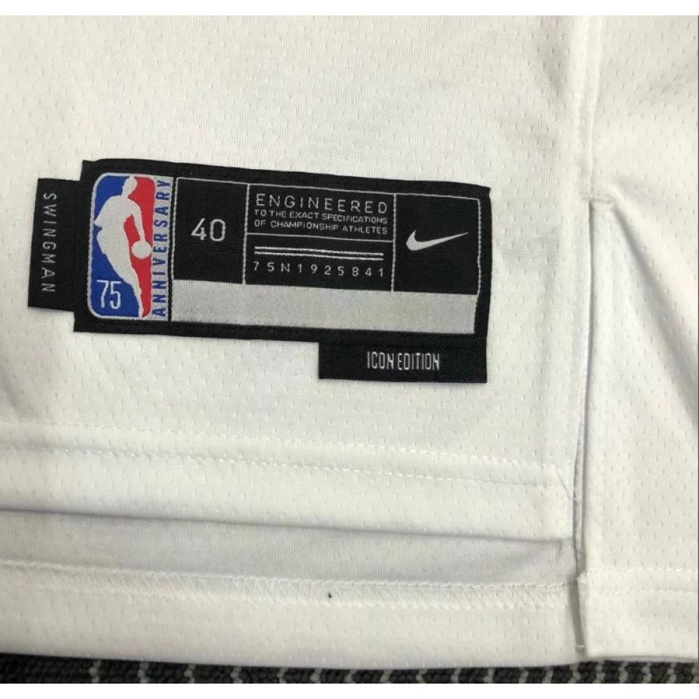 Men’s Chicago Bulls Alex Caruso #6 Nike White 2021/22 Diamond Swingman NBA Jersey – Icon Edition
