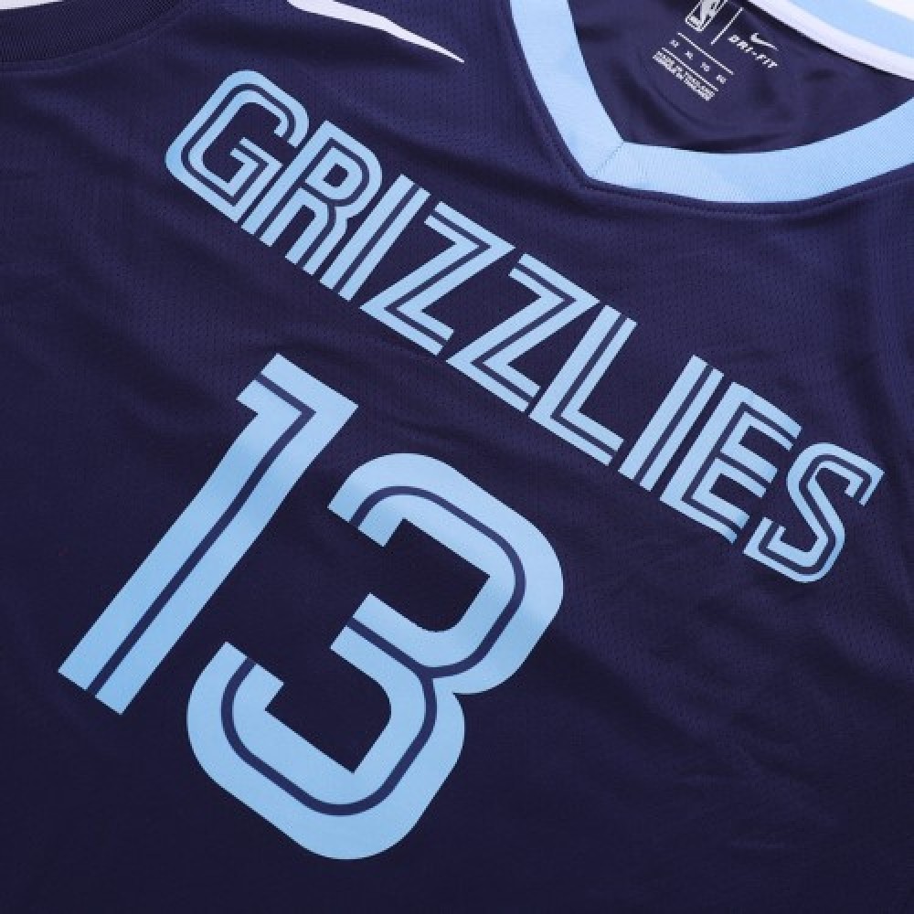 Men’s Memphis Grizzlies Jaren Jackson #13 Nike Navy Swingman Team Jersey