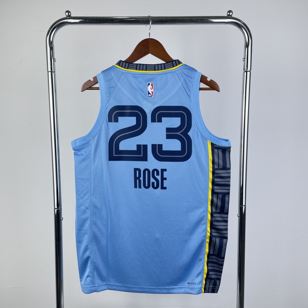 2023/24 Memphis Grizzlies Jordan Edition Derrick Rose #23 Men’s Jersey