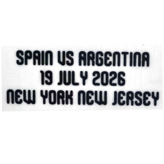 SPAIN VS ARGENTINA