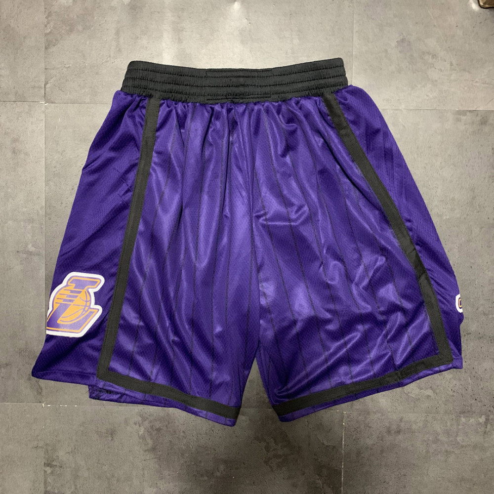 Los Angeles Lakers City Edition Purple Basketball Shorts