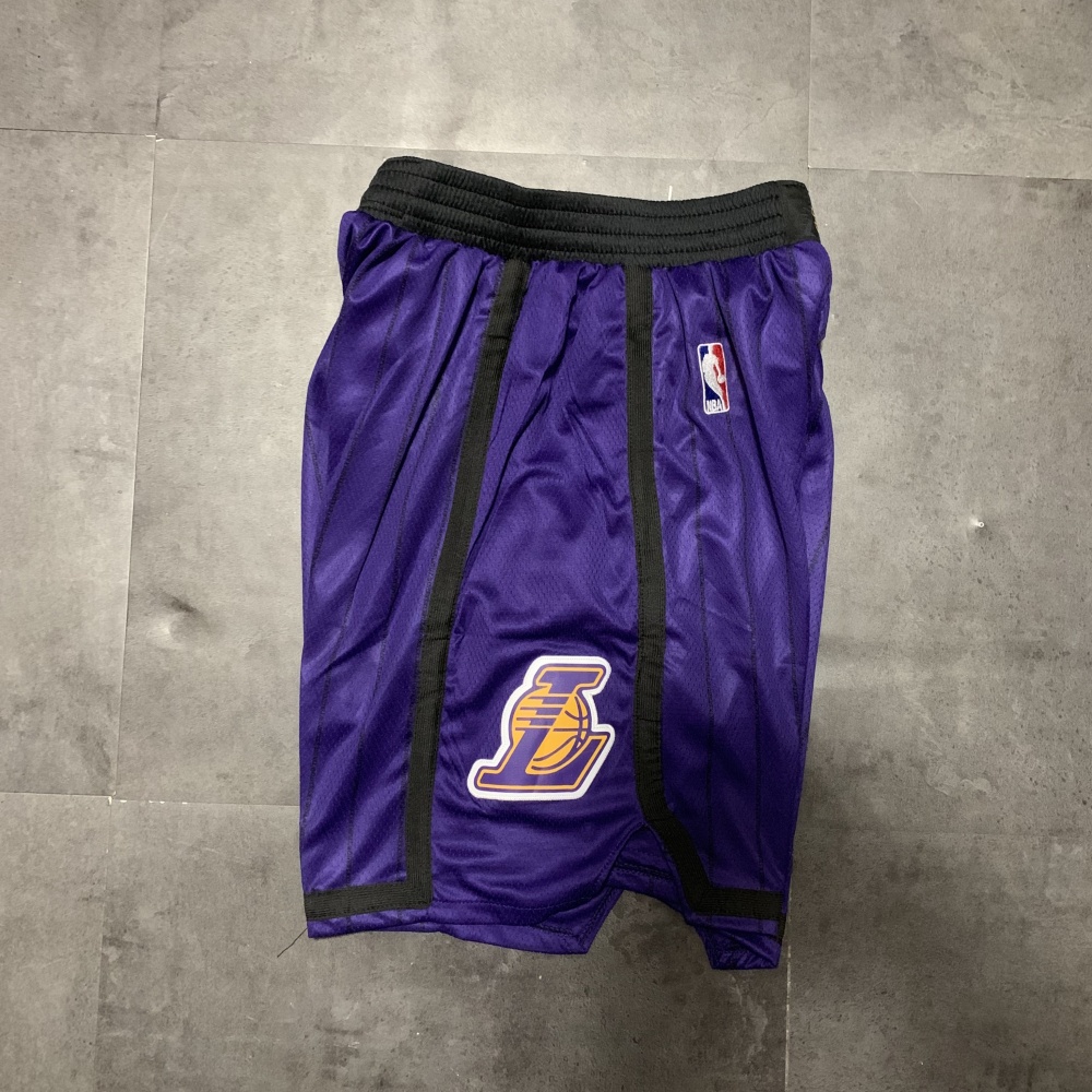Los Angeles Lakers City Edition Purple Basketball Shorts