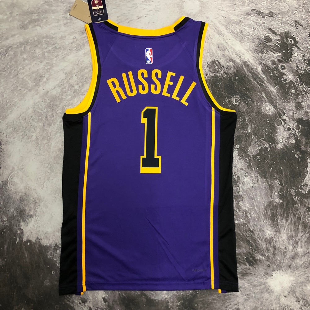 2023/24 Los Angeles Lakers Jordan Edition D’Angelo Russell #1 Men’s Jersey