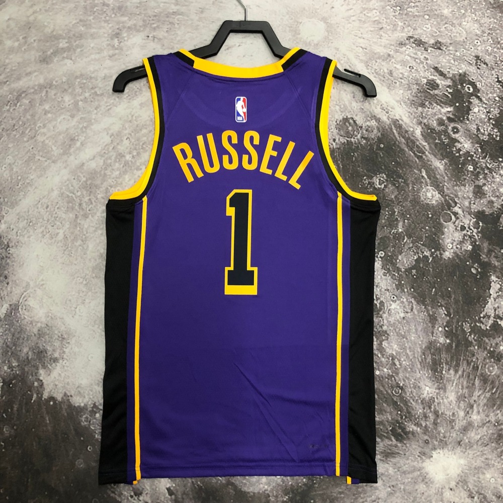 2023/24 Los Angeles Lakers Jordan Edition D’Angelo Russell #1 Men’s Jersey