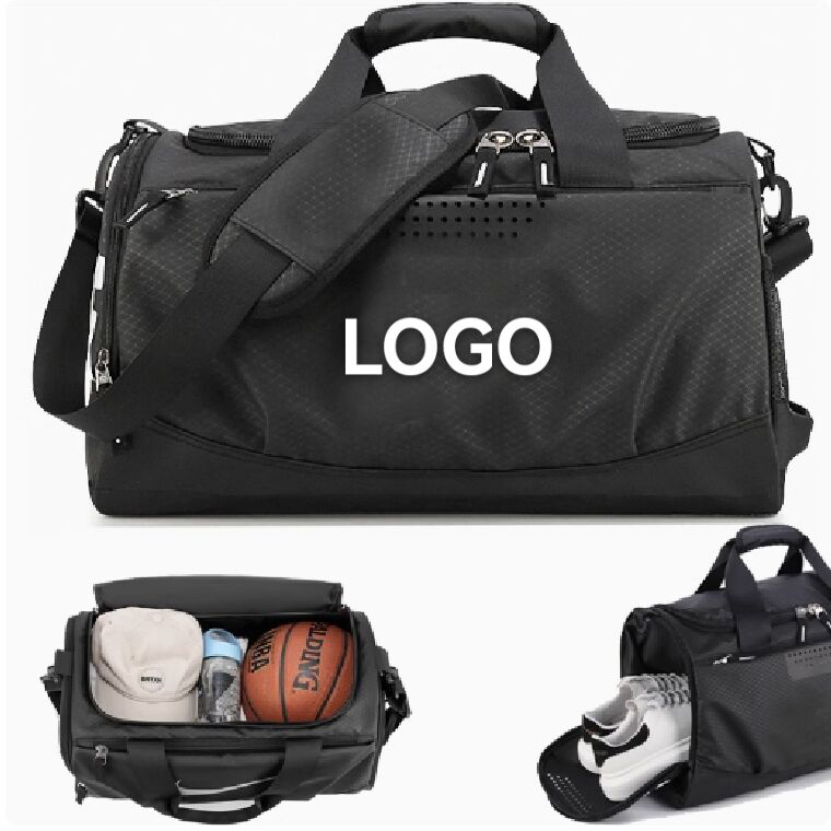 Wholesale Custom Fashion Logo Foldable Sport Gym Women Mens Waterproof Travel Duffel Bag Pink Duffel Bag Duffle Bag