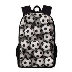Custom Durable Casual Lightweight All Over Print Football Backpack for College Students