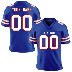 Wholesale City Stitched Name Number American Polyester Practice Football Jersey Men's Navy USA Team Uniform