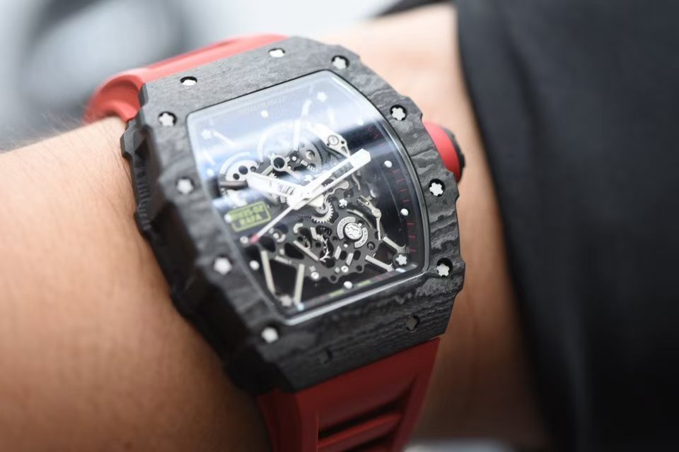 Richard Mille 'Rafael Nadal' Carbon TPT Red Strap