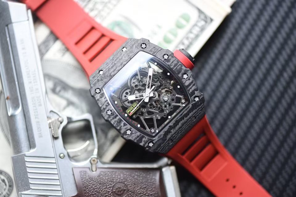 Richard Mille 'Rafael Nadal' Carbon TPT Red Strap