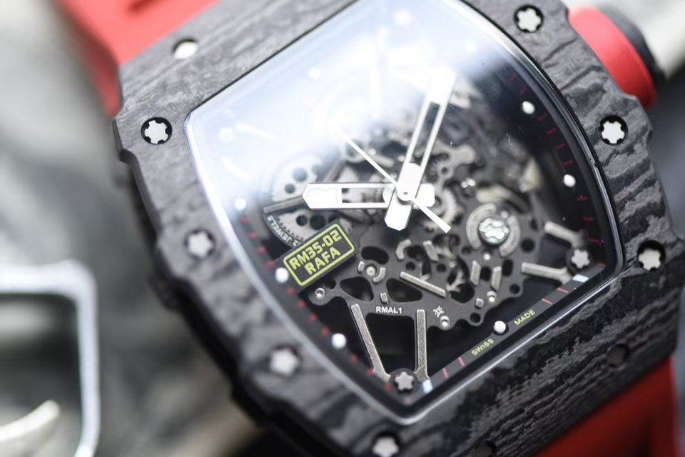 Richard Mille 'Rafael Nadal' Carbon TPT Red Strap