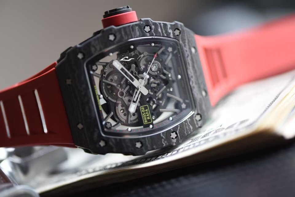 Richard Mille 'Rafael Nadal' Carbon TPT Red Strap