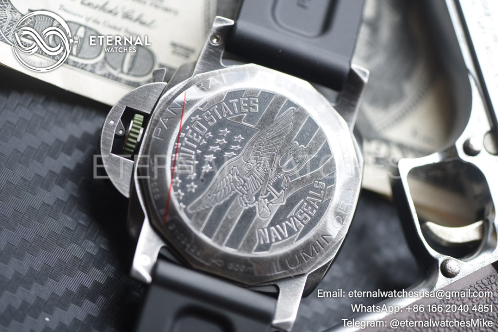 Panerai - Luminor PAM1412 Navy Seals 44mm SS/RU Gradient Grey Dial VSF P9010