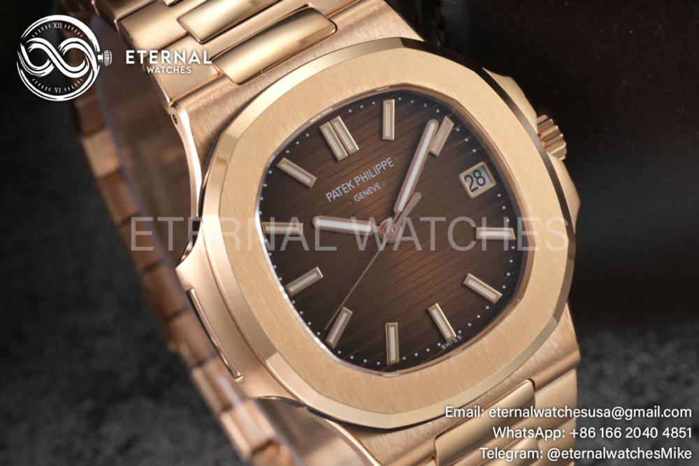 Patek Philippe - Nautilus Jumbo RG/RG Grey/Stk PPF V4 A324