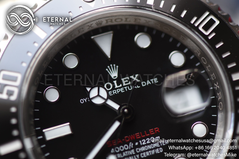Sea-Dweller 126600 43mm 904L SS/SS Blk VSF VS3235