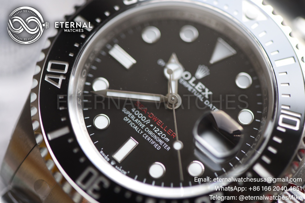 Sea-Dweller 126600 43mm 904L SS/SS Blk VSF VS3235