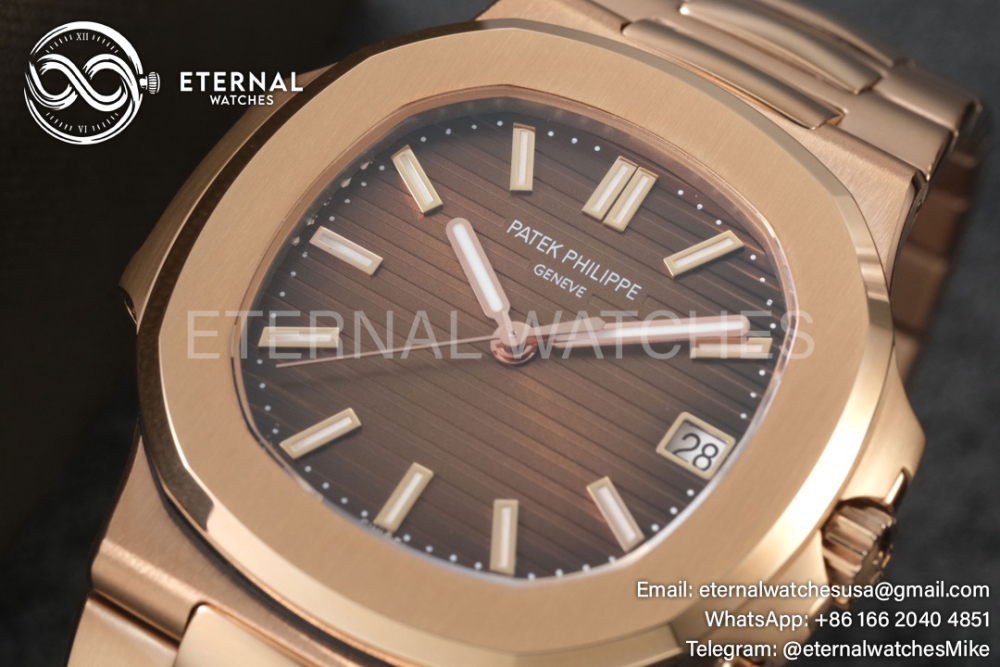 Patek Philippe - Nautilus Jumbo RG/RG Grey/Stk PPF V4 A324