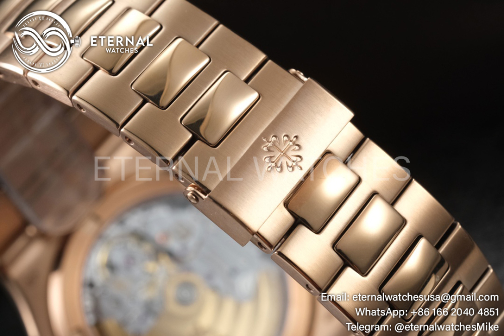 Patek Philippe - Nautilus Jumbo RG/RG Grey/Stk PPF V4 A324