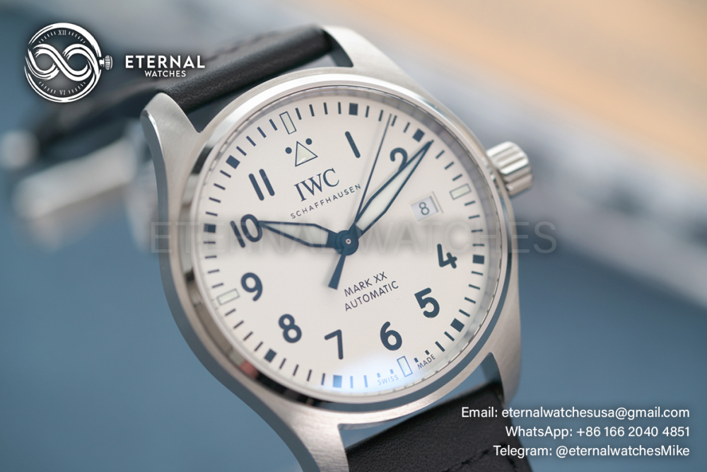IWC - Pilots Watch Mark XX 40mm SS/LE White Dial V7F A2892