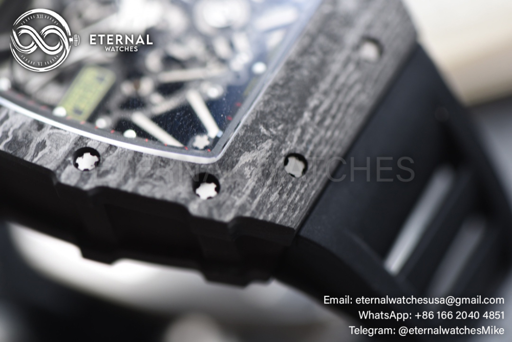 Richard Mille - RM35-02 Rafale Nadal Carbon/RU Black/Black Sonic V2 Clone RMUL2