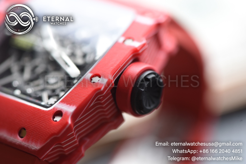 Richard Mille - RM35-02 Rafale Nadal Carbon/RU Red/Red Sonic V2 Clone RMUL2