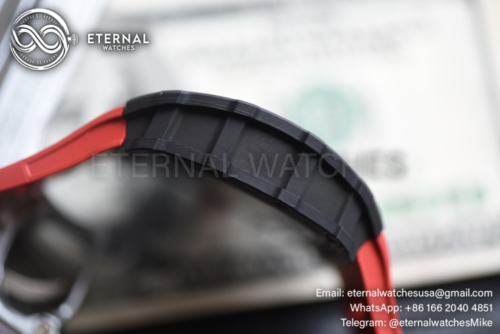Richard Mille - RM35-02 Rafale Nadal Carbon/RU Black/Red Sonic V2 Clone RMUL2
