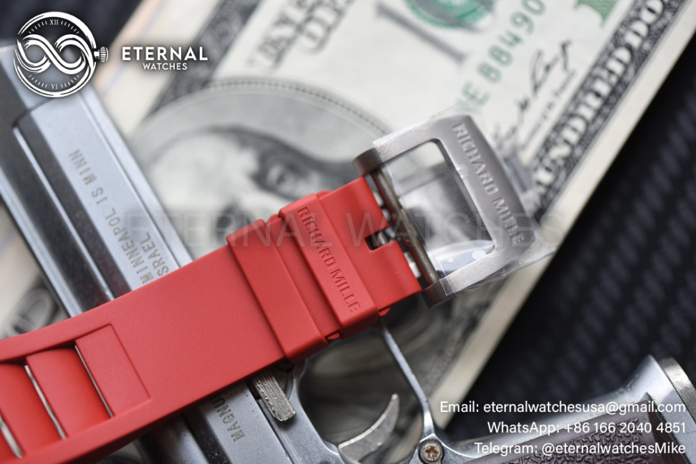 Richard Mille - RM35-02 Rafale Nadal Carbon/RU Black/Red Sonic V2 Clone RMUL2