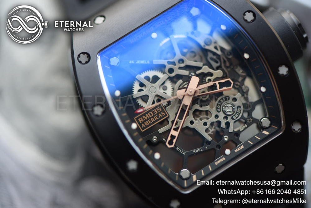 Richard Mille - RM035-02 Toro Americas Black RG/RU Skeleton Dial Sonic RMAL1