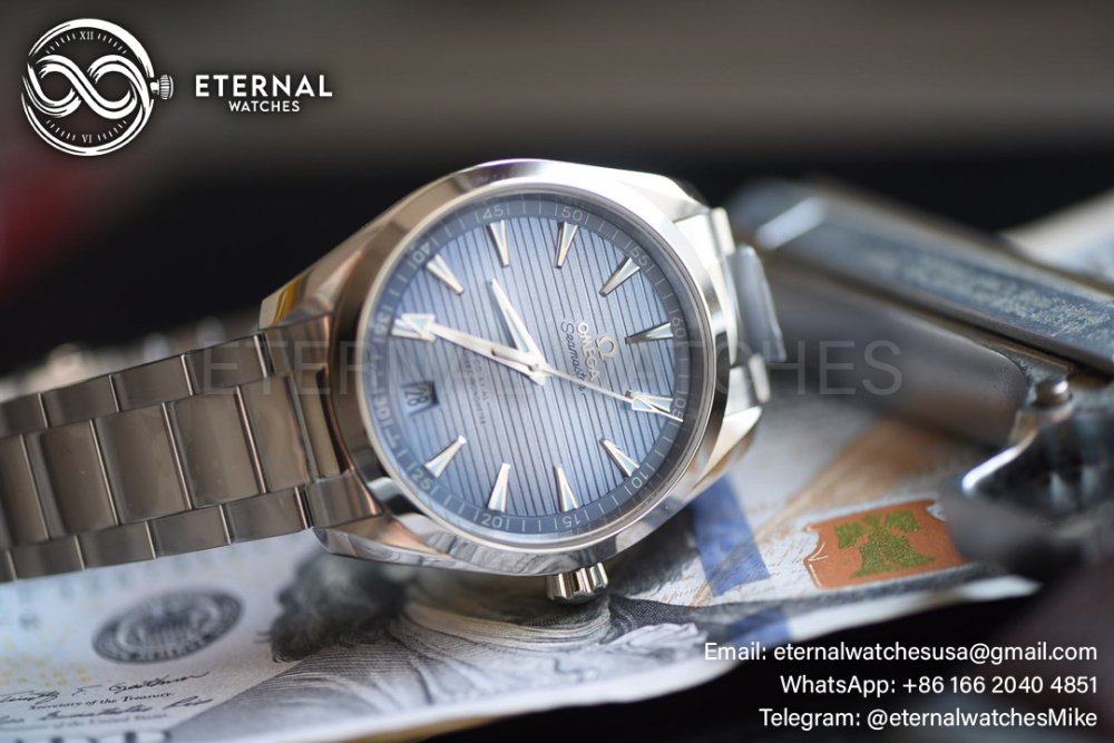Omega - Seamaster Aqua Terra 150m 41mm SS/SS Dark Blue Dial VSF A8900 Super Clone