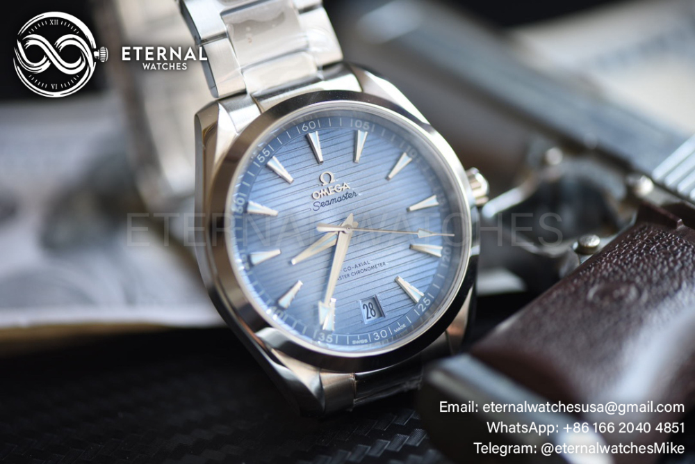 Omega - Seamaster Aqua Terra 150m 41mm SS/SS Dark Blue Dial VSF A8900 Super Clone