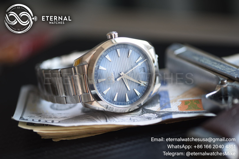 Omega - Seamaster Aqua Terra 150m 41mm SS/SS Dark Blue Dial VSF A8900 Super Clone