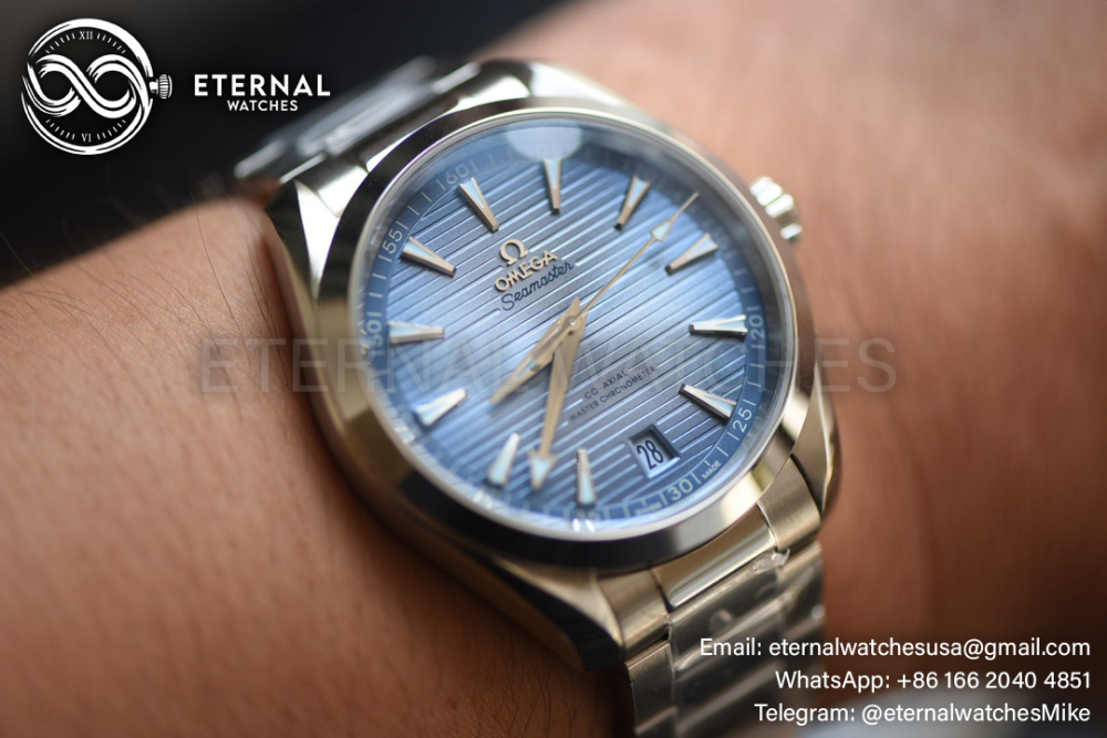 Omega - Seamaster Aqua Terra 150m 41mm SS/SS Dark Blue Dial VSF A8900 Super Clone